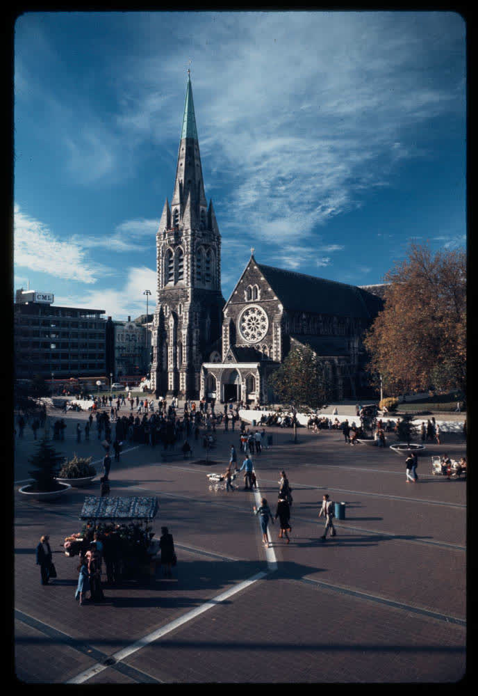 Christchurch Cathedral, Cathedral Square, 1977, 1970