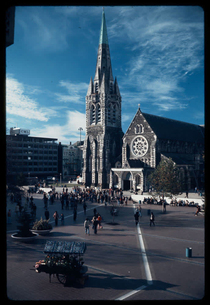 Christchurch Cathedral, Cathedral Square, 1977, 1970