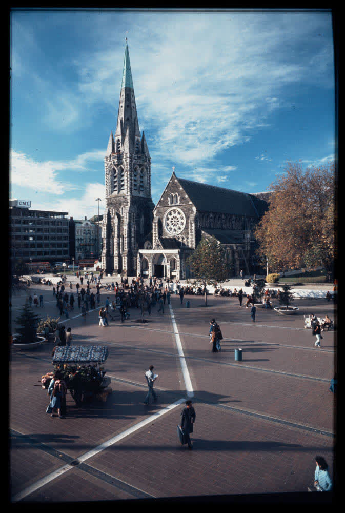 Christchurch Cathedral, Cathedral Square, 1977, 1970