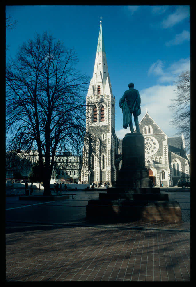 Christchurch Cathedral, Cathedral Square, 1970