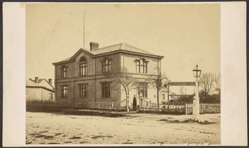 Mechanics' Institute, Christchurch, 1869