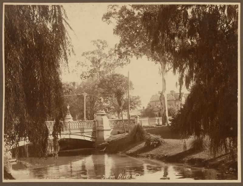 Avon River, Christchurch, 1900