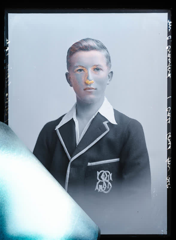 Glass Plate Negative: Master C Crawford, 1918
