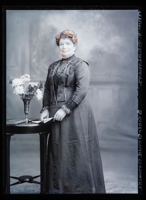 Glass Plate Negative: Miss J Chalmers, 1914