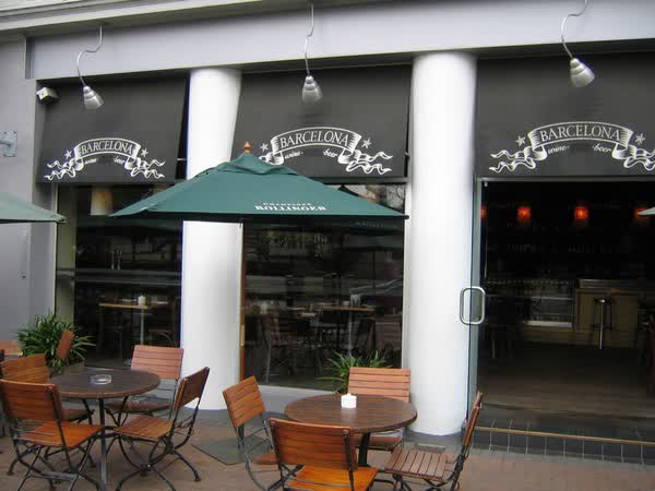 Barcelona Wine Bar on Oxford Terrace, 2004