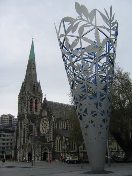 Chalice in Cathedral Square, 2004
