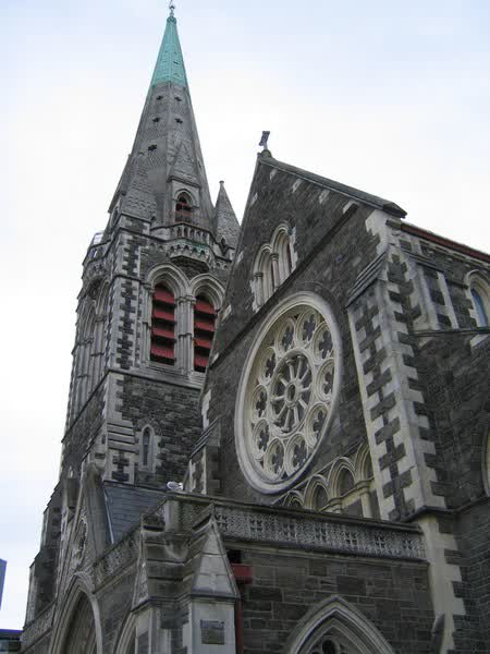 ChristChurch Cathedral spire, 2004