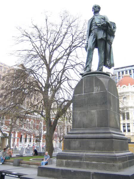 Statue of John Robert Godley, 2004