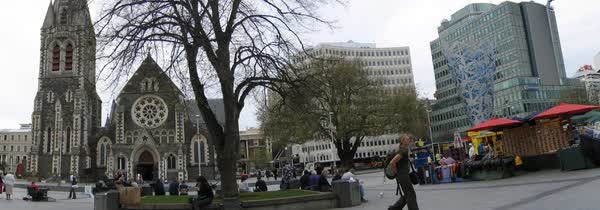 Cathedral Square market, 2004