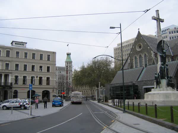 Warner's Hotel in Cathedral Square, 2004