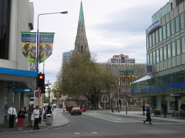 Southern side of Cathedral Square, 2004