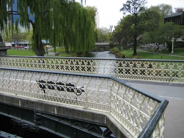 Armagh Street Bridge from Hamish Hay Bridge, 2004