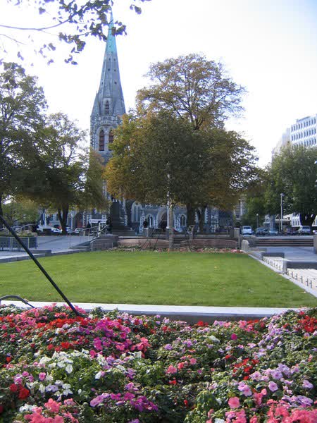 Cathedral Square garden beds, 2005