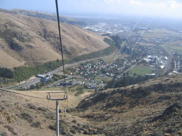 Heathcote Valley and city from the Gondola, 2005