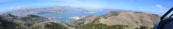 Lyttelton Harbour from Christchurch Gondola, 2005