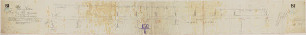 Plan and section of the South Town Belt, 1880