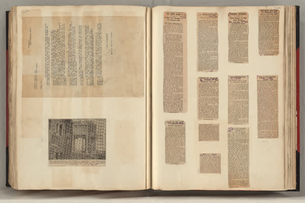 Summit Road scrapbook, pages 262 and 263, 1900