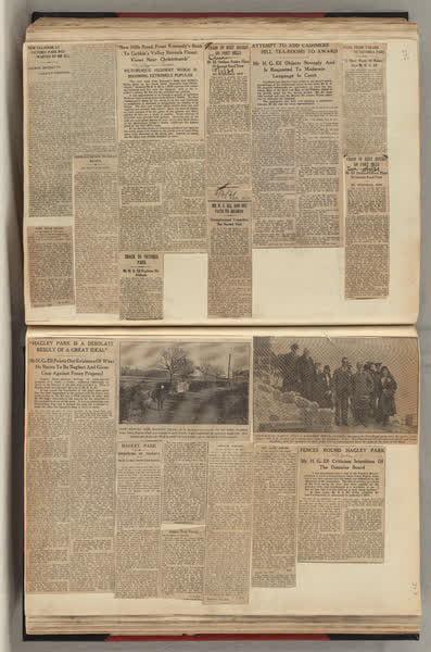 Summit Road scrapbook, pages 272 and 273, 1900