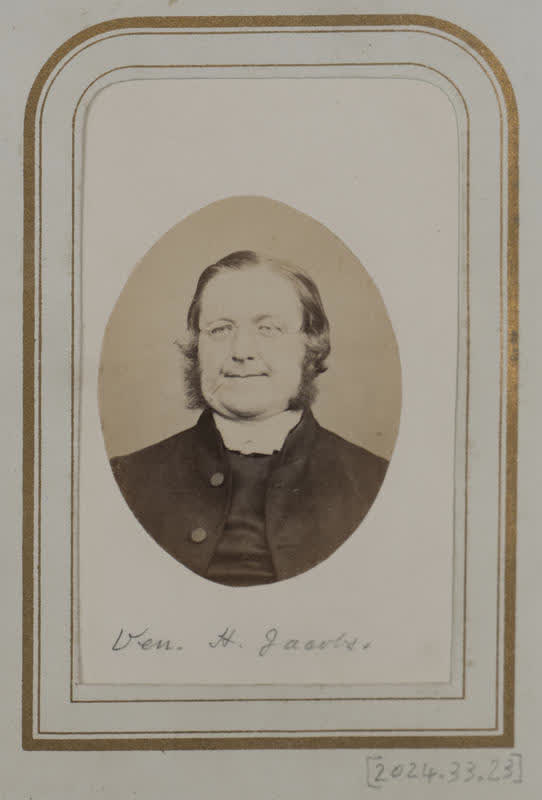 Photograph: Venerable Henry Jacobs, 1860