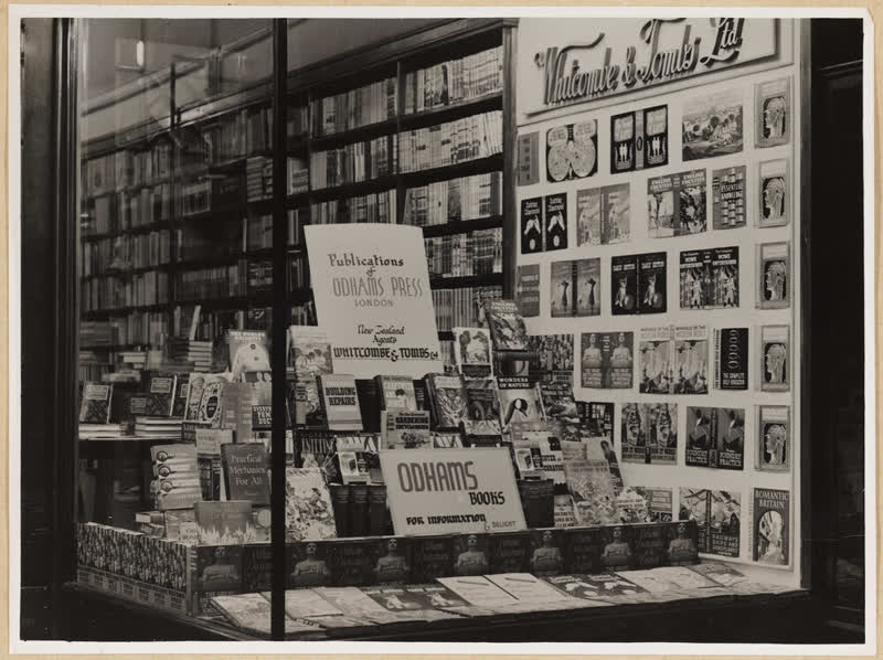 Odhams Press window display, 1930