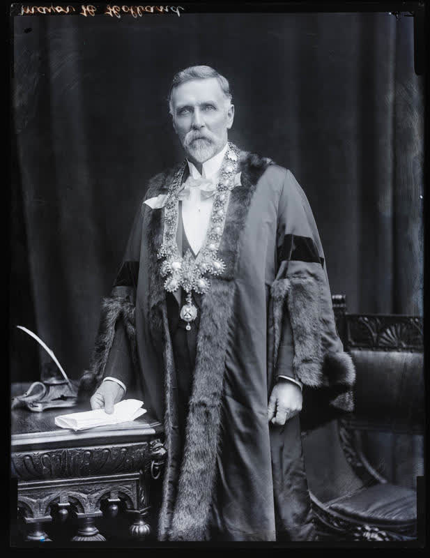 Glass Plate Negative: Mayor Henry Holland, 1911
