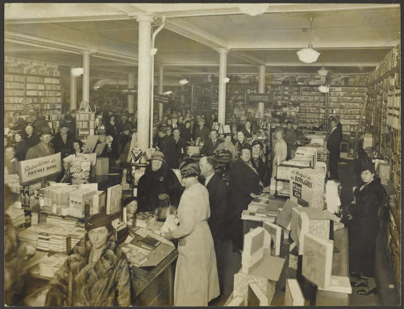 Dunedin sale, Whitcombe & Tombs, 1935