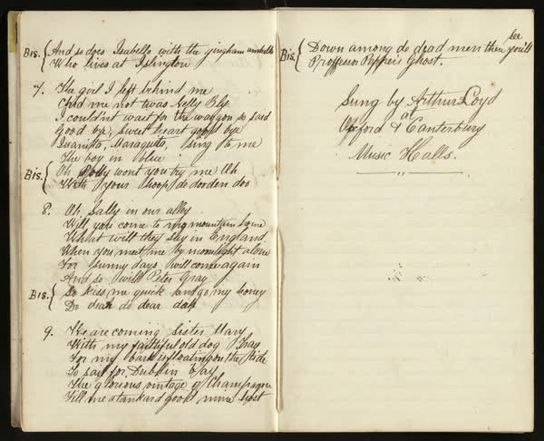 John Richardson shipboard diary, spread 6 of 15, Archive 358, 1864