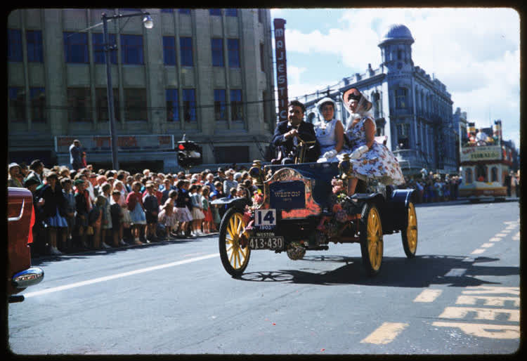 Floral Procession, Christchurch, 1950