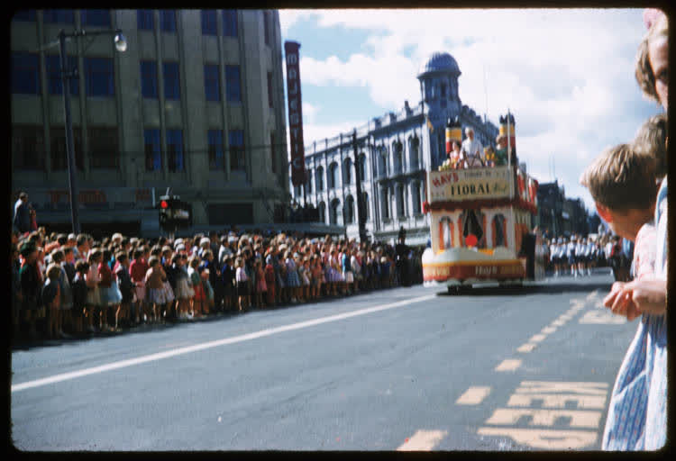Floral Procession, Christchurch, 1950