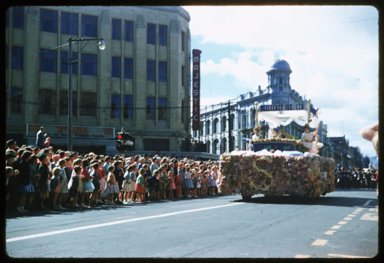 Floral Procession, Christchurch, 1950