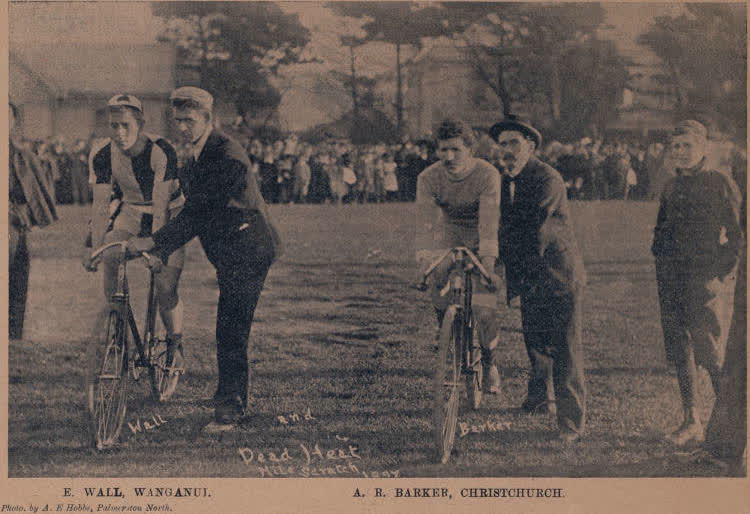 E. Wall of Wanganui and A. R. Barker of Christchurch, 1897