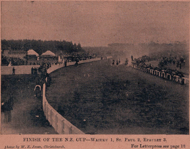 The Canterbury Jockey Club's spring meeting at Riccarton, 1897