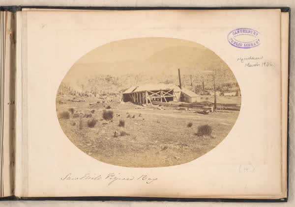 Saw mill in Pigeon Bay, 1862