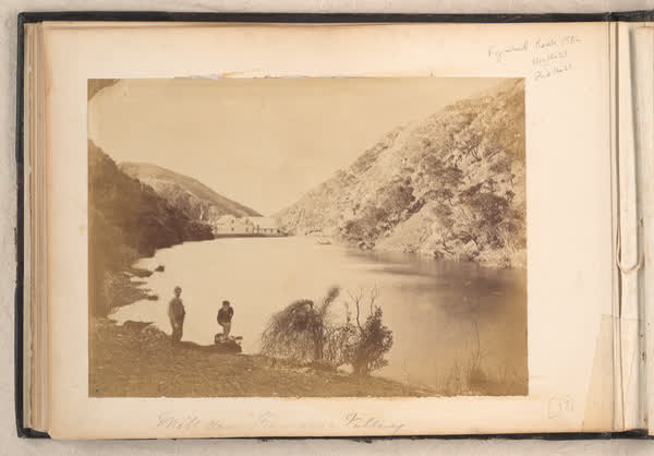 Mill dam, Kaiaraara Valley, 1858