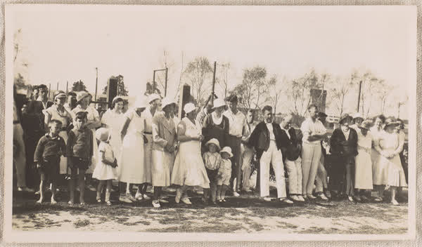 Opening tennis season in Belfast, 1933