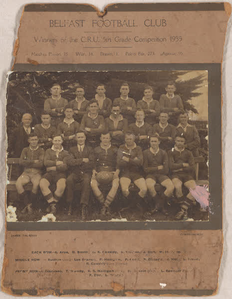 Belfast Football Club members, 1935