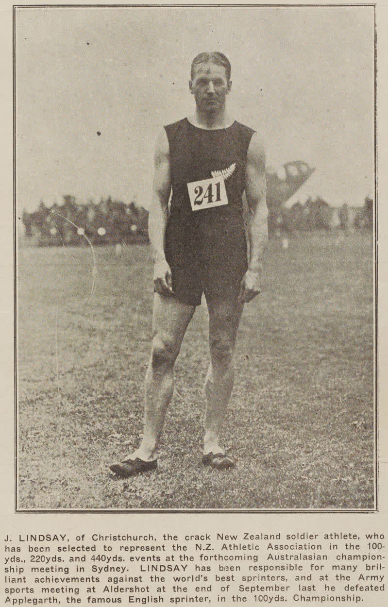 J. Lindsay, of Christchurch, 1920