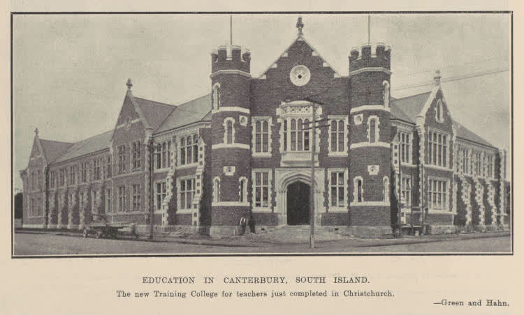 Education in Canterbury, South Island, 1927