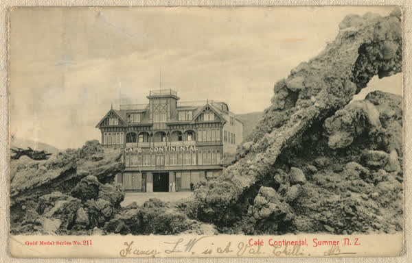 Café Continental, Sumner N.Z., 1900