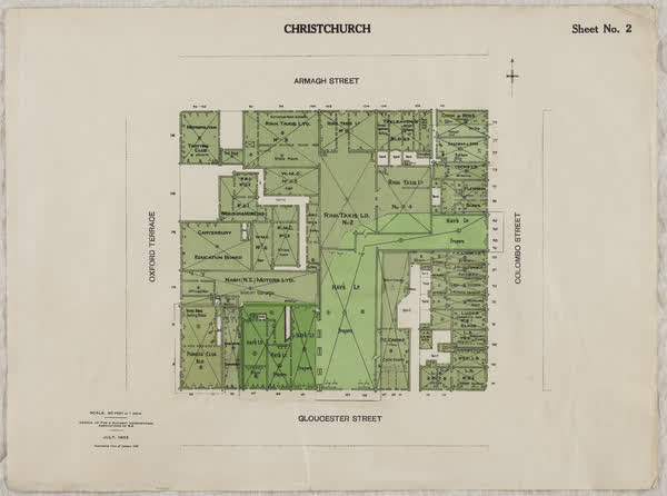Central city block, sheet no. 2, 1933
