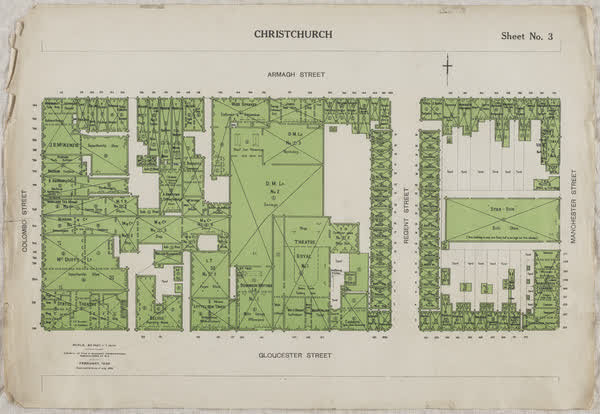Central city block, sheet no. 3, 1938