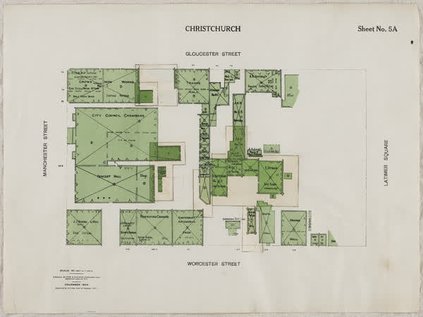 Central city block, sheet no. 5a, 1934