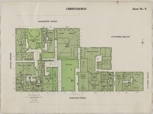 Central city block, sheet no. 6, 1933