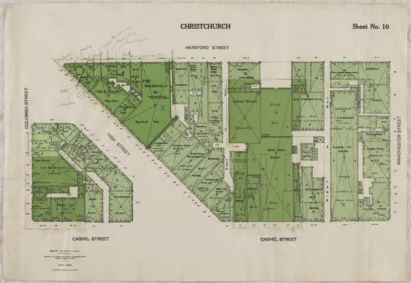 Central city block, sheet no. 10, 1933