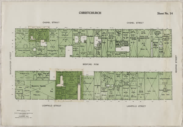 Central city block, sheet no. 14, 1934