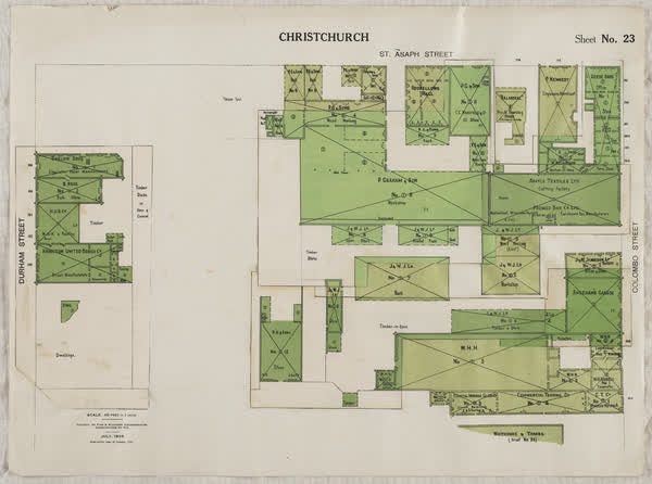 Central city block, sheet no. 23, 1935
