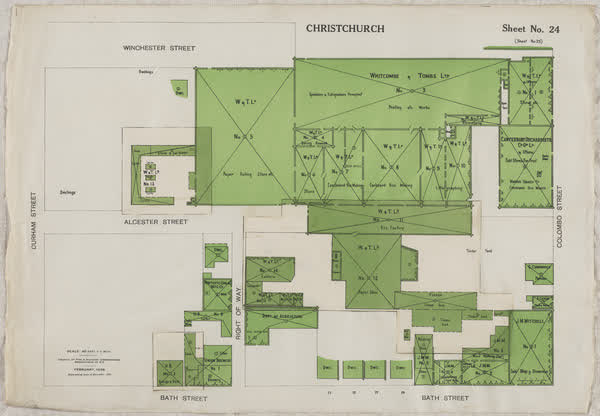 Central city block, sheet no. 24, 1938