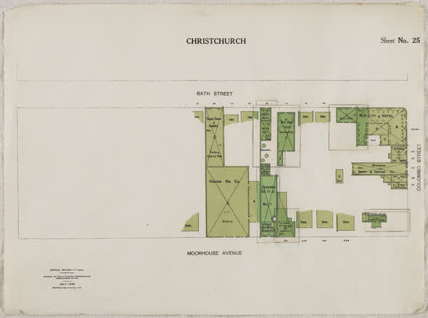 Central city block, sheet no. 25, 1935