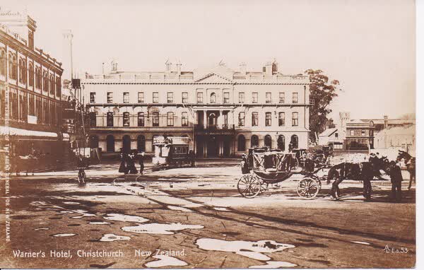 Postcard of Warner’s Hotel, 1900