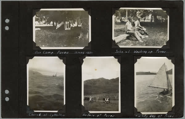 Camping at Purau, 1934